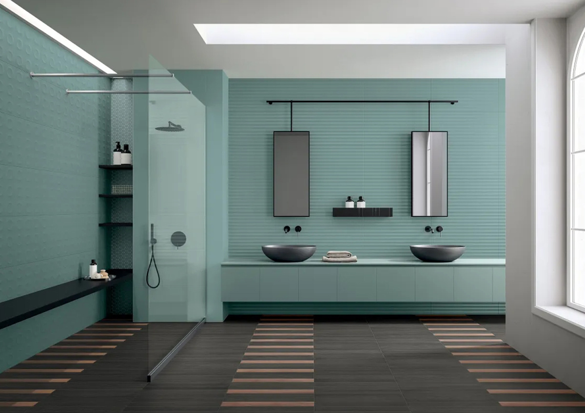 Christofoli Badezimmer Dusche Waschebecken Petrol Tuerkis.jpg