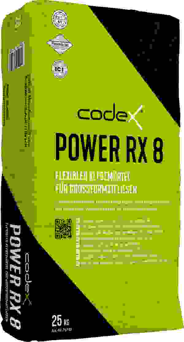 Flexibler Klebemörtel für Großformatfliesen Power RX 8