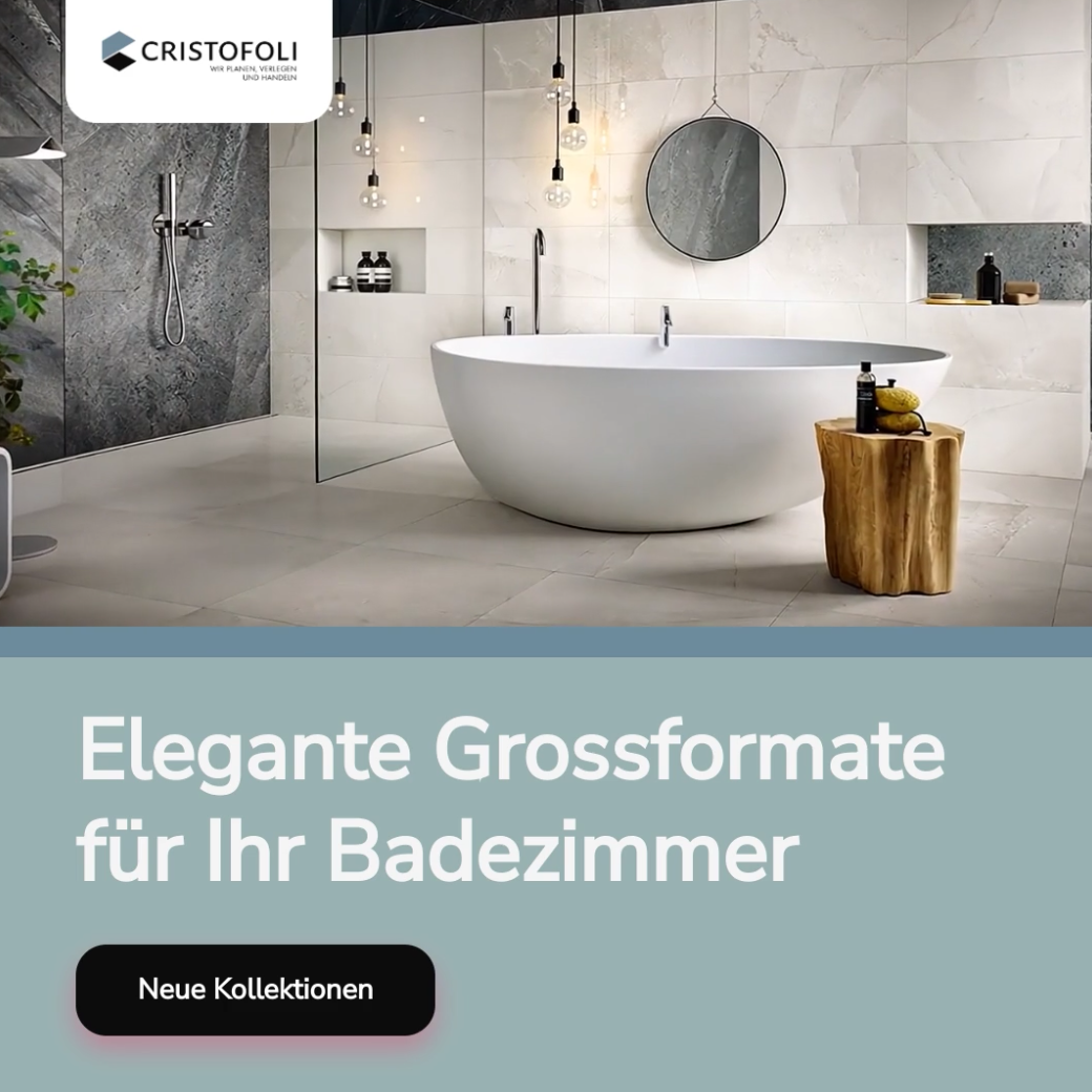 Elegante Grossformate Badezimmer